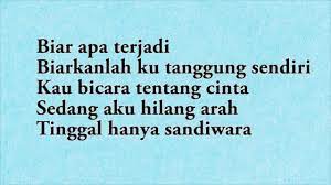 Aku akan selalu menjaga cinta ini. menjalani hubungan jarak jauh memang tidak mudah, kamu dan pasangan tentu harus saling percaya satu sama lain. Xpose Band Sandiwara Lirik Youtube