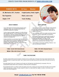 Biodata Format For Marriage 15 Templates 7 Samples