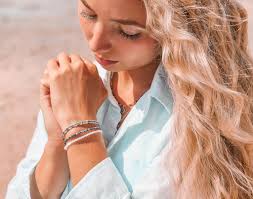 Delicada pulsera de piedras preciosas de obsidiana, brazalete minimalista  con cuentas curativas de cristal, joyería con dijes personalizados de plata  925, idea de regalo bohemio