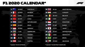 F1 kalender 2021 alle formel 1 termine im uberblick from img.redbull.com. F1 Calendar 2020 Enjoy A Record Breaking 22 Races In The 2020 Season