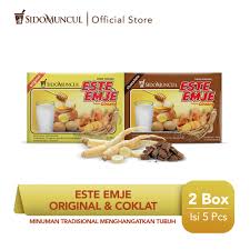 Este Emje Original dan Coklat Susu Telur Madu Jahe Menghangatkan Tubuh |  Lazada Indonesia