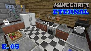 Minecraft:how to make a kitchen sink in minecraft pe. Minecraft Eternal 05 Kitchen Youtube