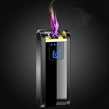 Plazma Ark Elektronik Alevsiz Cakmak Usb Sarjli Dokunmatik Sensor Anti Ruzgar Usb Led Elektronik