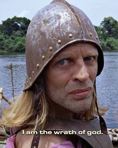 Werner Herzog's AGUIRRE, THE WRATH OF GOD arrives on Tue 20th Jan at 12:45.  Shot deep in the Amazon jungle under brutal conditions, the film follows  Klaus Kinski's unhinged conquistador drifting into
