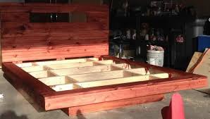 Floating bed with led from imgurl. How To Build A Diy Floating Bed Frame With Led Lighting