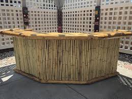 Outdoor Bamboo Tiki Hawaiian Theme Bar Etsy Tiki Bar Stools Outdoor Tiki Bar Tiki Bar