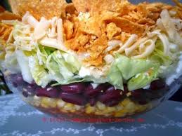 Rezept Nacho Salat Dieser Mexikanische Schichtsalat Ist Sehr Schnell Gemacht Und Passt Sehr Gut Auf Nacho Salat Mexikanischer Schichtsalat Nacho Salat Rezept