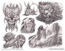 33rd st., nr.tenth ave., third fl.; Paul Booth Tattoos Google Zoeken Paul Booth Flash Tattoo Art