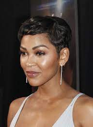 Meagan good has tucked her locs away and replaced them with a new sleek bob, and it is fire! More Pics Of Meagan Good Pixie Meagan Good Short Hair Short Hair Styles Cool Short Hairstyles