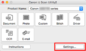 In this example the color imageclass mf735cdw will be used. Canon Maxify Handbucher Mb5400 Series Einrichten Des Bedienfelds Mit Ij Scan Utility Mac Os