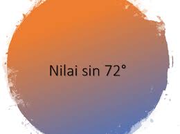 Integral trigonometri adalah hasil kebalikan dari turunan trigonometri. Nilai Tepat Dari Sin 72 Ayo Sekolahmatematika