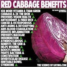 Do You Know That Red Cabbage Has 10 Times More Vitamin A Than Green Cabbage Cabbage Benefits Red Cabbage Benefits Healthy