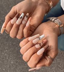 Here we have bright baby blue nails and some of the nails feature beautiful butterfly nail art. 25 Beautiful Butterfly Nail Designs For 2021 May The Ray