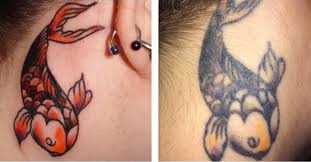 Black ink is the most likely to turn green. These Fading Tattoos Are Not What They Used To Be Littlethings Com