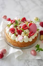 La Tarte Fantastik De Paques Framboise Et Pistache Recette En 2020 Gateaux Etonnants Dessert Pistache