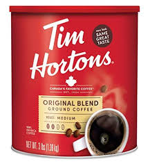 Tim Hortons Original Blend Medium Roast Ground Coffee 100 Arabica 48 Ounce Canister In 2021 Coffee Grounds Gourmet Recipes Coffee Roasting