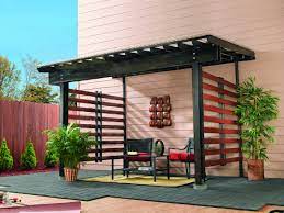 Diy Mini Patio With Clear Roofing Panels Backyard Patio Designs Pergola Patio Backyard