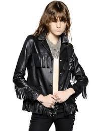 4 790 Saint Laurent Fringed Leather Jacket Leather Jacket Fringe Leather Jacket Jackets