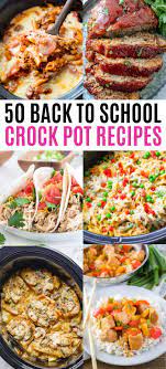 Supremely tender thighs cooked in a combo of apricot jam, ketchup, soy sauce, and ginger, pair perfectly with a crunchy slaw. 50 Easy Back To School Crock Pot Dinners Real Housemoms