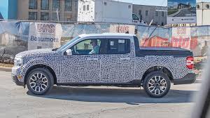 The powertrains and unibody construction obviously differentiate the maverick from the others, but it's tough to judge scale. Ford Maverick Compact Pickup Spied In Most Revealing Look Yet Autoblog