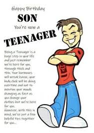 ) you're not a little boy anymore, you are a handsome young man. Happy Birthday Teenage Son Humorous Funny Birthday Card Teenager 13th Ebay