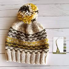 Knit Hat Pattern Unisex Hat Pattern Bulky Hat Pattern Etsy Hat Knitting Patterns Hat Pattern Knitted Hats