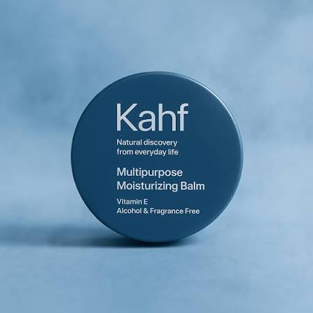Kahf Multipurpose Moisturizing Balm 20 g Balm serbaguna untuk memberikan  kelembapan ekstra serta merawat kulit kering dan pecah-pecah. Mengandung  vitamin E bantu memperkaya kandungan antioksidan pada