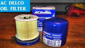 ac delco prefessional oil filter review and specs