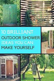 I added some decorative and functional bug hotels to display favorite natural treasures from the garden. 10 Brilliant Outdoor Shower Fixtures You Can Make Yourself