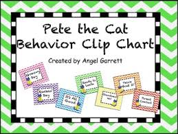 Pete The Cat Behavior Clip Chart Pete Behavior Clip