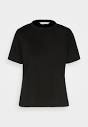 La Strada Unica STREET MERCERISED O NECK - T-Shirt basic - black ...