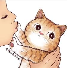 No Kisses Today Lol Cats Catsofinstagram Cats Of Instagram Cats Of World Cats Of Instworld Cats Of D Cats Illustration Cute Cat Drawing Cat Illustration