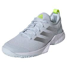 Our white tennis shoes give you style. Adidas Women S Tennis Shoes Court Control Footwear White Silver Metallic Tennis Express