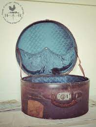 Messageries Maritimes Antique Hat Box Hattar Virka