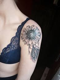 The simple, light and calm design of this tiny tattoo shows a great and deep feeling of love. 20 Of The Most Boujee Sunflower Tattoo Ideas Mybodiart