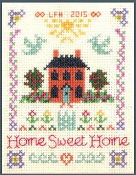 Home Sweet Home Sampler Complete Cross Stitch Kit On 14