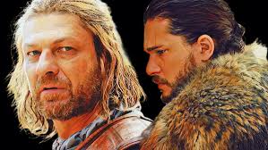 Jon Snow: Wolf and Dragon. Fire and Ice. Also last Targaryen