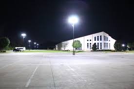 Led Lighting Of Houston The Luke Church Led Parking Lot Upgrade