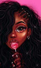 These cute and girly wallpapers represent the sensitive and artistic nature of a woman. Cute Black Girl Wallpapers Top Free Cute Black Girl Backgrounds Wallpaperaccess
