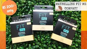 I really like maybelline shine free oil control powder. Maybelline New York Fit Me Compact All Shades India Youtube