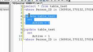 The oracle update statement is used to update existing records in a table in an oracle database. Sql Server Express 2008 R2 Tutorial 8 Update Statement Youtube