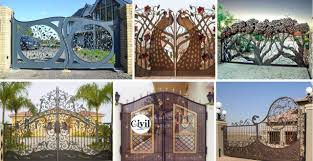 These gates are lifted up off the ground to allow vehicle and people movements. 30 Modern Main Gate Design Ideas Engineering Discoveries