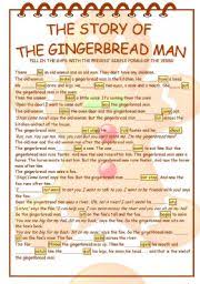 Story retold by bev evans. Gingerbread Man Esl Worksheet By Martinasvabova