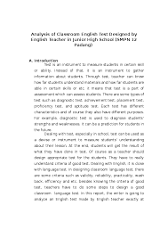 It is the largest city on the. Doc An Analysis Of English Test Designed By English Teacher At Junior High School Smp Negeri 12 Padang Iin Widya Lestari Academia Edu