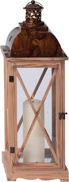 G2262 Grosse Rustikale Natur Holz Laterne Landhaus Laterne Mit Metalldach Ebay Metalldach Laternen Holz Rustikale Lampen