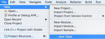 So i click the link to place an order. Android Studio Create Java Class Coding Demos