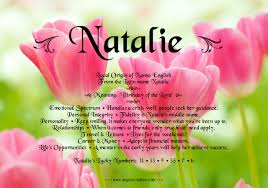 Natalie Name Meaning More A Fun Gift Pin From My Pindred Spirit Ashaley Lenora Names With Meaning All Girl Names Baby Girl Names