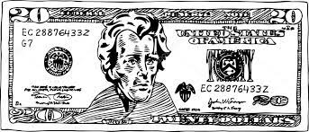Are you looking for dollar bill coloring pages printable? Vektorgrafiken Twenty Dollar Bill Vektorbilder Twenty Dollar Bill Depositphotos