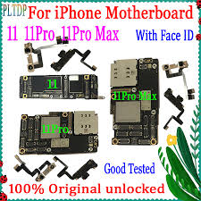 Get the unlock code instantly! 100 Original Unlocked For Iphone 11 Pro Max Motherboard Free Icloud With Full Chips Ios System Logic Board With No Face Id Mobile Phone Antenna Aliexpress