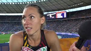 The 1980s was the decade of big hair, big phones, pastel suits, cabbage patch kids, rubik's cubes, yuppies, air jordans, shoulder pads and pac man. Eline Berings Bel After The Semifinals Of The 100m Hurdles Youtube